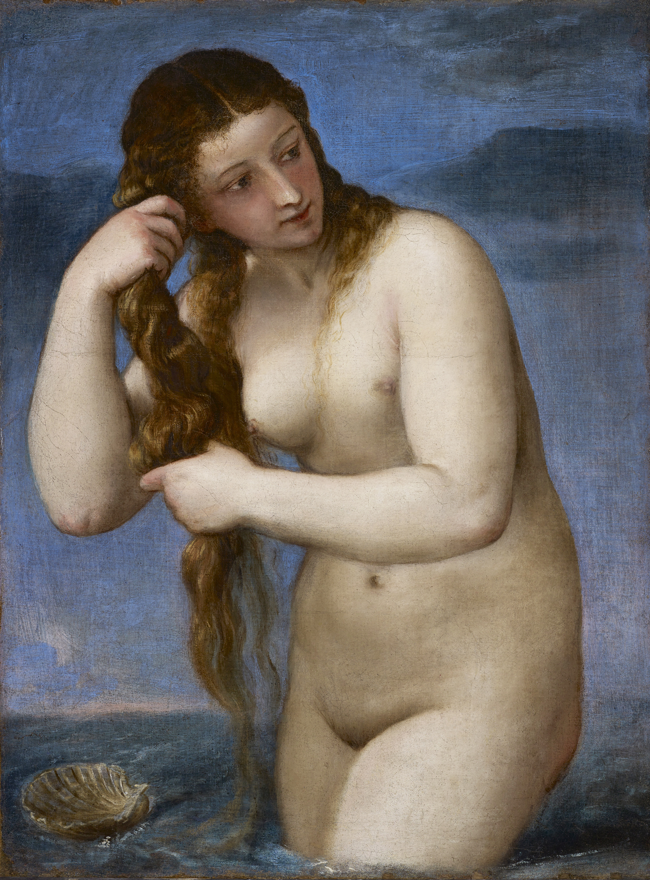 Titian Woman Rising from Sea