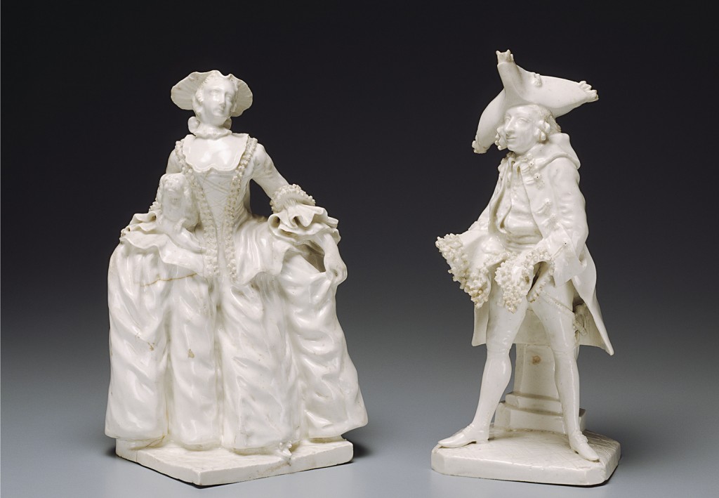 BOW PORCELAIN FACTORY, London, manufacturer, England c. 1748–76, Kitty Clive and Henry Woodward, c. 1750, porcelain (soft-paste), Felton Bequest, 1938, courtesy National Gallery of Victoria, Melbourne