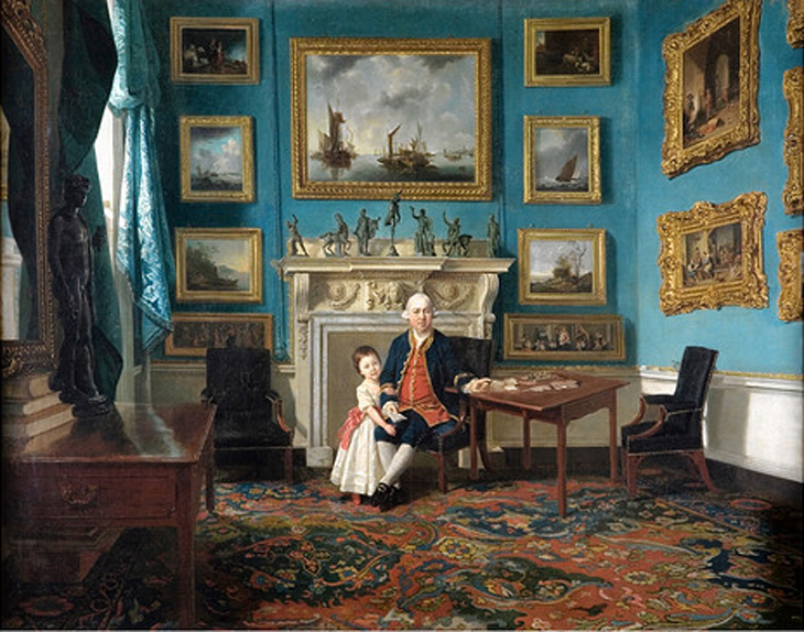 Sir Lawrence Dundas in his Drawing Room