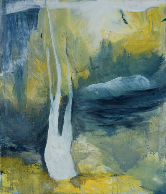 Karen Annett-Thomas, Shiver, 2015, Oil and Beeswax on Linen courtesy Artist, photograph by Ian Hill