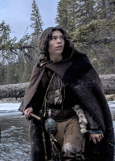 Forrest Goodluck as Hawk in THE REVENANT.