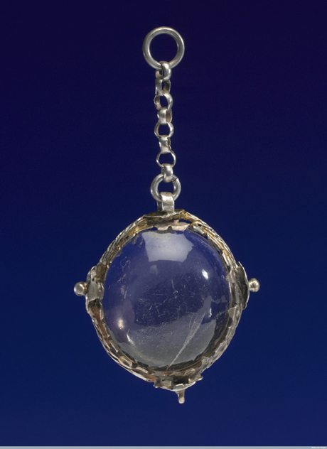 John Dee's crystal, used for clairvoyance and for curing diseases