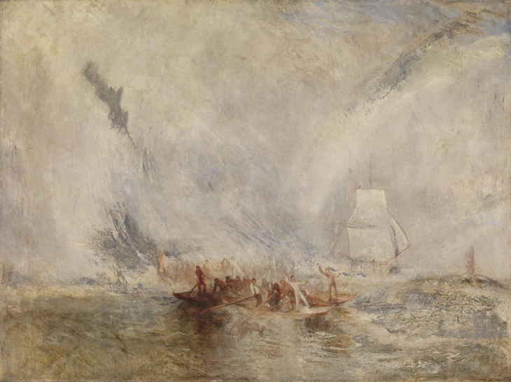 Whalers exhibited 1845 by Joseph Mallord William Turner 1775-1851