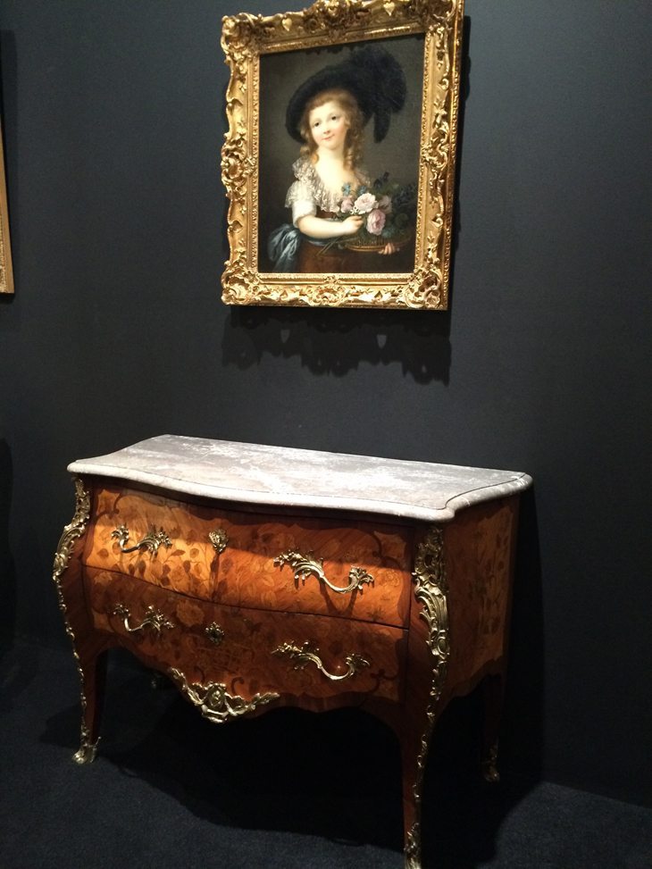 Commode and Girl Painting