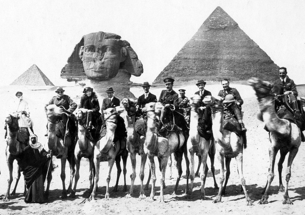 Gertrude Bell with Winston Churchill