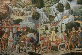 Detail Gozzoli Medici Procession