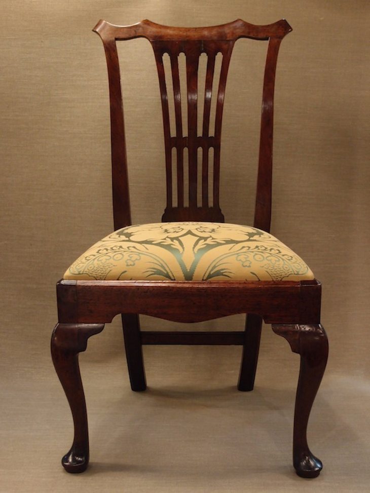 1735 George II Mahogany Chair, courtesy Roy's Antiques Pty Ltd