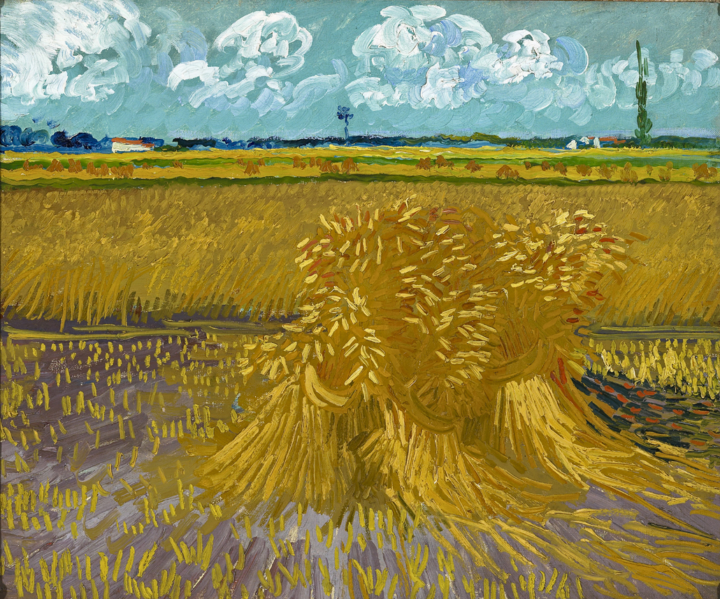 Vincent van Gogh Dutch 1853–90 Wheatfield 1888 Arles oil on canvas 55.2 x 66.7 cm Honolulu Museum of Art, Hawaii Gift of Mrs Richard A. Cooke and family in memory of Richard A. Cooke, 1946 (377.1)