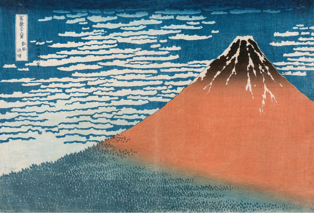Mt Fuji Hokusai
