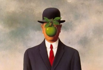 Detail: Réne Magritte, Son of Man,