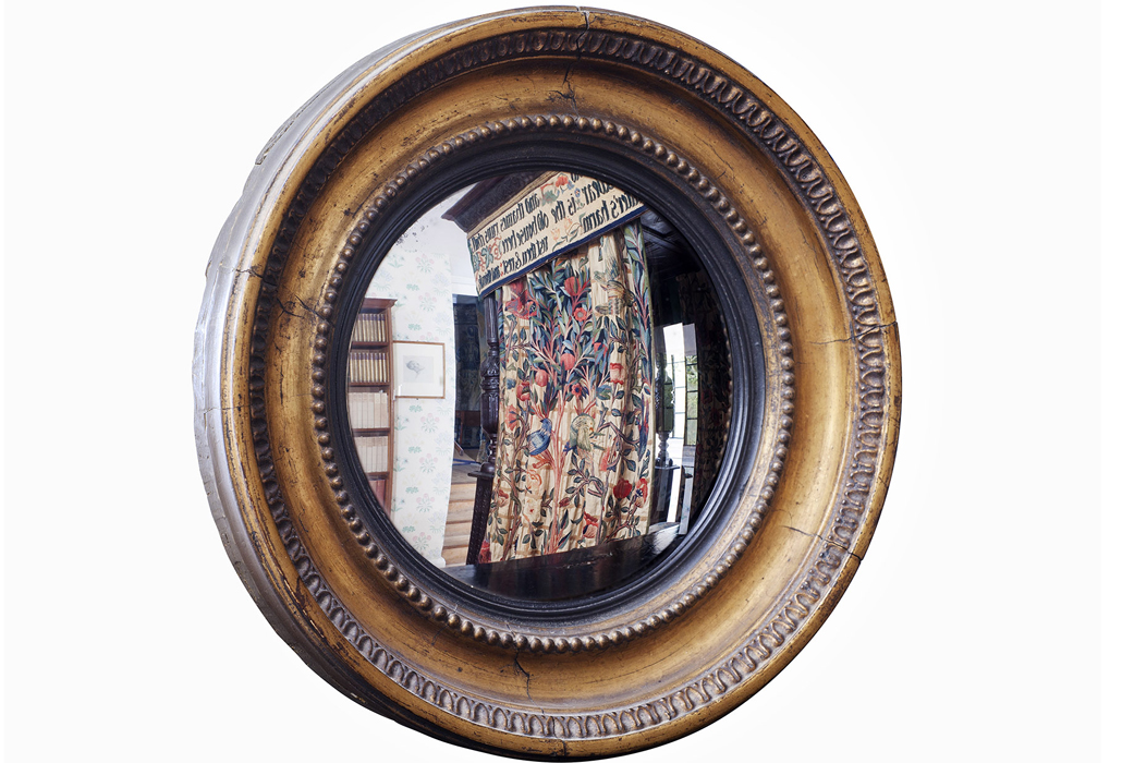 Convex mirror owned by Gabriel Dante Rossetti