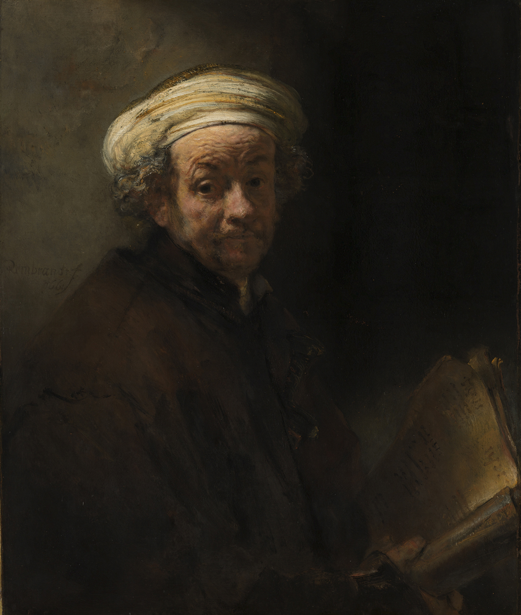 Self-portrait as the Apostle Paul,  one of over 40 painted self-portraits by Rembrandt, painted in 1661, ©courtesy Rijksmuseum, Amsterdam