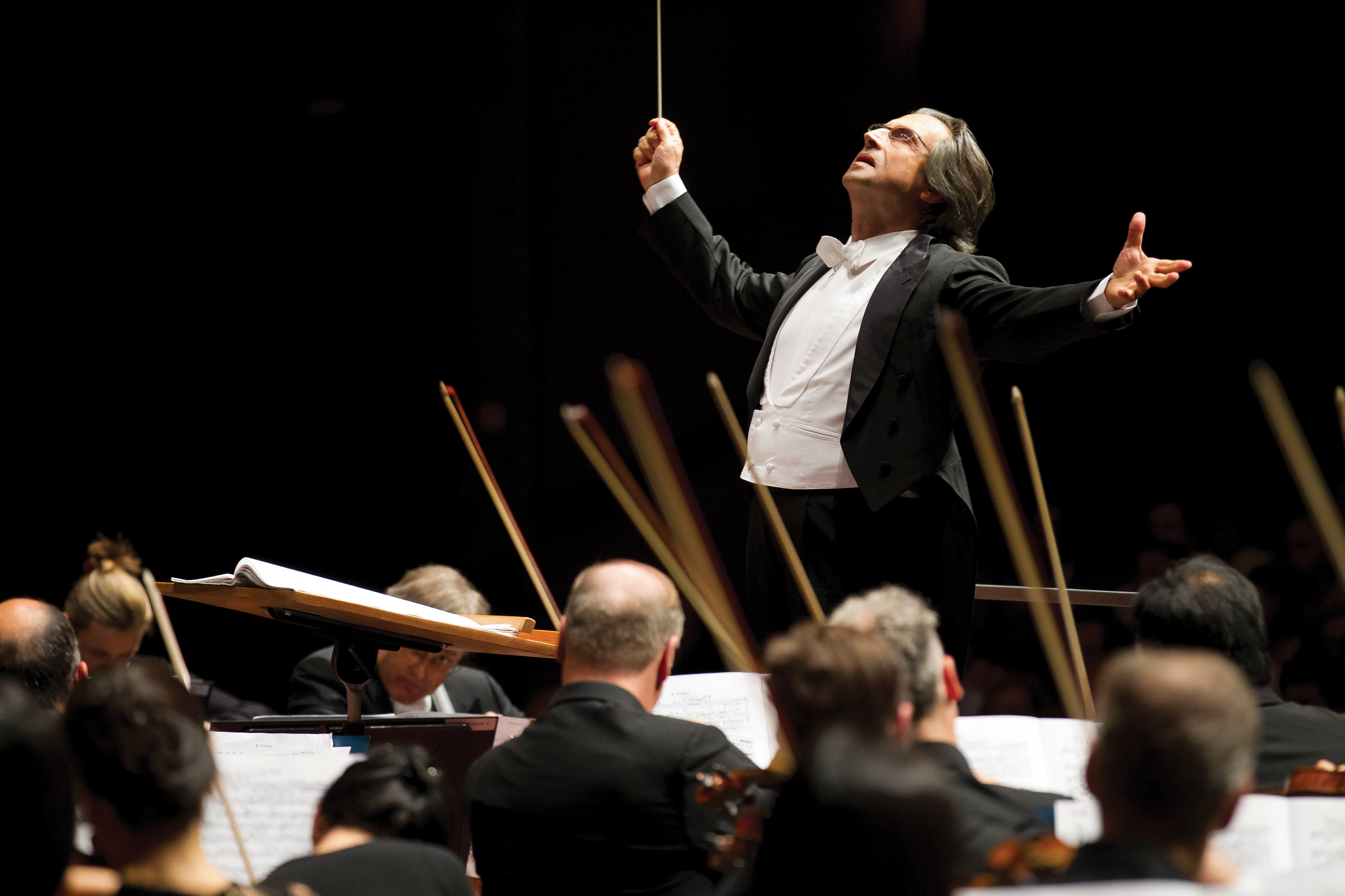 Riccardo Muti conducts, courtesy Australian World Orchestra